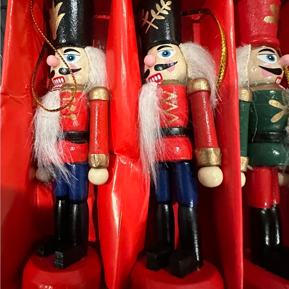 Nutcracker Ornaments - Set of Six Styles Christmas New In Box 4.5” #3669175621 - Picture 4 of 12